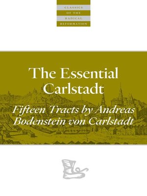 cover image of The Essential Carlstadt